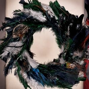 Handmade Feather Wreath